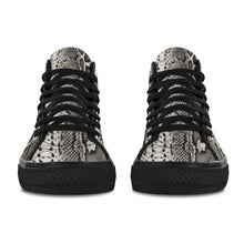 #Rossolini1# Snake Skin 2 Original Black Bottom Women's Shoes (Art)
