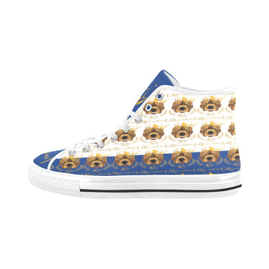 #Rossolini1# PAK White/Blue Tongue Vancouver H Men's Canvas Shoes (1013-1)