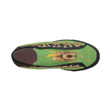 #Rossolini1# PAK Black/Green Tongue Black Bottom Vancouver H Men's Canvas Shoes (1013-1)