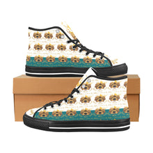 #Rossolini1# PAK White/Kelly Green Black Bottom Vancouver H Men's Canvas Shoes (1013-1)