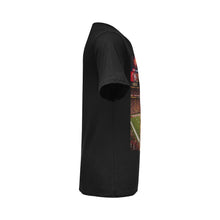 #Rossolini1# Playa 49ERS Stadium Background - Black T-Shirt