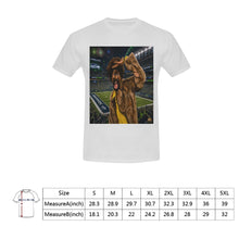 #Rossolini1# Playa  Seahawks Stadium Background - White T-Shirt