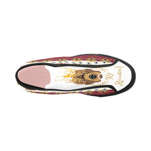 #Rossolini1# PAK White/Candy Apple Red Black Bottom Vancouver H Women's Canvas Shoes (1013-1)