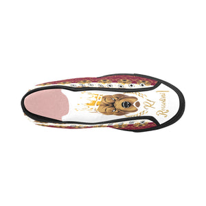 #Rossolini1# PAK White/Candy Apple Red Black Bottom Vancouver H Women's Canvas Shoes (1013-1)