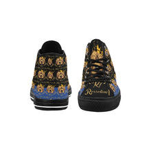 #Rossolini1# PAK Black/Blue Black Bottom 2 Vancouver H Women's Canvas Shoes (1013-1)