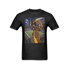 #Rossolini1# Playa  Patriots Stadium Background - Black T-Shirt