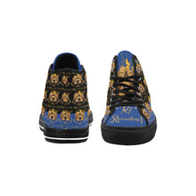 #Rossolini1# PAK Black/Blue Tongue Black Bottom Vancouver H Women's Canvas Shoes (1013-1)