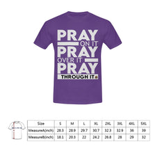 #Rossolini1# Pray On It Purple T-Shirt