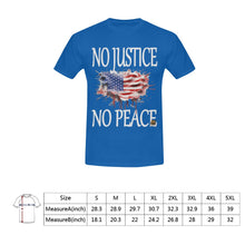 #Rossolini1# No Justice No Peace Flag Blue