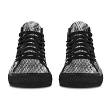 #Rossolini1# Snake Skin 3 Original Black Bottom Women's Shoes (Art)