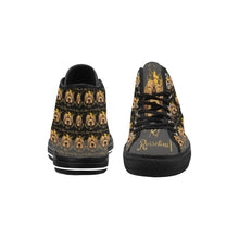 #Rossolini1# PAK Black/Asphalt Tongue Black Bottom Vancouver H Men's Canvas Shoes (1013-1)