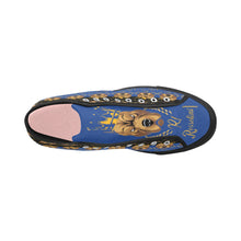 #Rossolini1# PAK Black/Blue Tongue Black Bottom Vancouver H Women's Canvas Shoes (1013-1)