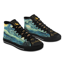 #Rossolini1# Starry 1889 Black Bottom Women's Shoes (Art)