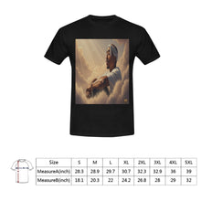 #Rossolini1# Tupac Sitting On Clouds - Black T-Shirt