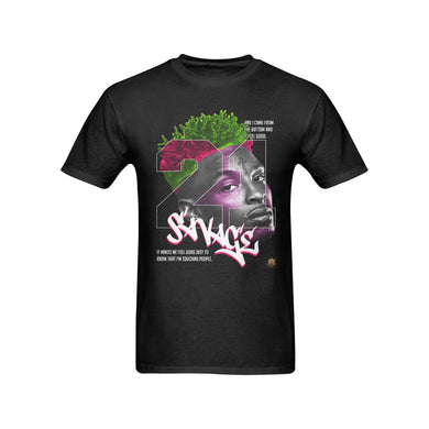 #Rossolini1# 21 Savage Black T-Shirt