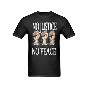 #Rossolini1# No Justice No Peace Black T-Shirt