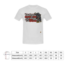 #Rossolini1# The Silence Of Good People Panther - White T-Shirt