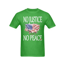 #Rossolini1# No Justice No Peace Flag Green
