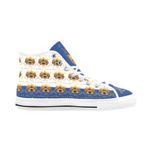 #Rossolini1# PAK White/Blue Tongue Vancouver H Men's Canvas Shoes (1013-1)