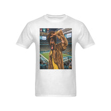 #Rossolini1# Playa  Dolphins Stadium Background - White T-Shirt