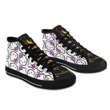 #Rossolini1# Kitty 1 Black Bottom - White - Black Tongue Women's Shoes