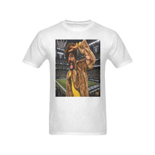 #Rossolini1# Playa Raiders Stadium Background - White T-Shirt