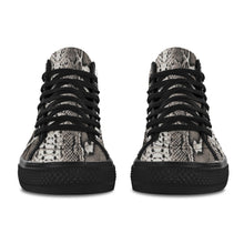 #Rossolini1# Snake Skin 2 Original Black Bottom Men's Shoes (Art)