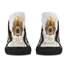 #Rossolini1# AK1 Black Bottom 2 Vancouver H Women's Canvas Shoes (1013-1)