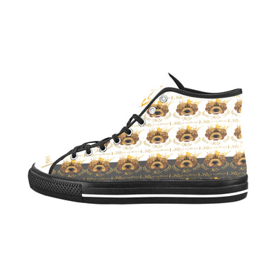#Rossolini1# PAK White/Asphalt Black Bottom Vancouver H Men's Canvas Shoes (1013-1)