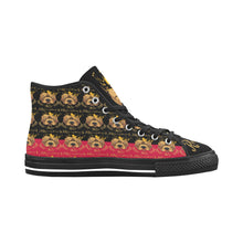 #Rossolini1# PAK Black/Red Black Bottom 2 Vancouver H Men's Canvas Shoes (1013-1)