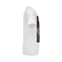 #Rossolini1# Playa Cardinals Stadium Background - White T-Shirt