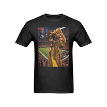 #Rossolini1# Playa Broncos Stadium Background - Black T-Shirt