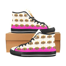 #Rossolini1# PAK White/Hot Pink Black Bottom Vancouver H Men's Canvas Shoes (1013-1)