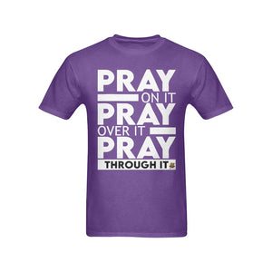 #Rossolini1# Pray On It Purple T-Shirt