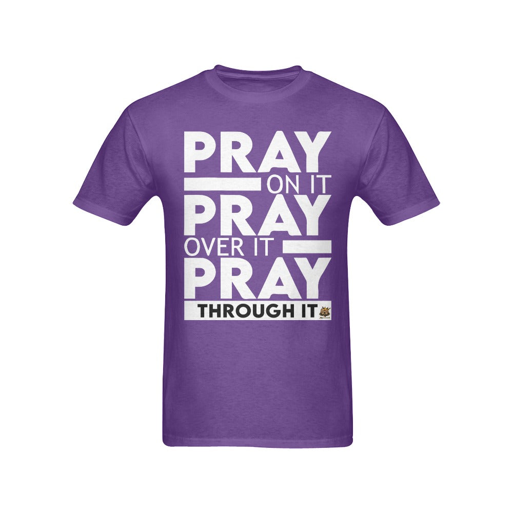 #Rossolini1# Pray On It Purple T-Shirt