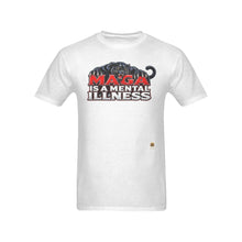 #Rossolini1# MAGA Is A Mental Illness Panther - White T-Shirt