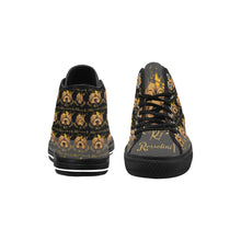#Rossolini1# PAK Black/Asphalt Tongue Black Bottom Vancouver H Women's Canvas Shoes (1013-1)