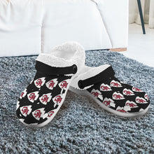 #Rossolini1# Team Black/White Inside Fleece Lined Foam Crocs for Adults