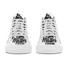 #Rossolini1# Black Lives Matter White Bottom Men's Shoes