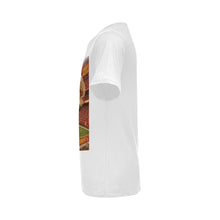 #Rossolini1# Playa Chiefs Stadium Background - White T-Shirt