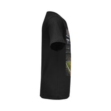 #Rossolini1# Playa Raiders Stadium Background - Black T-Shirt