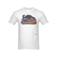 #Rossolini1# This Is American History - White T-Shirt