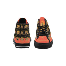 #Rossolini1# PAK Black/Pantone Tongue Black Bottom Vancouver H Women's Canvas Shoes (1013-1)