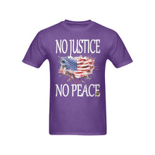 #Rossolini1# No Justice No Peace Flag Purple