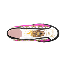 #Rossolini1# PAK White/Hot Pink Black Bottom Vancouver H Women's Canvas Shoes (1013-1)