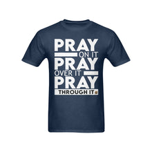 #Rossolini1# Pray On It Navy Blue T-Shirt