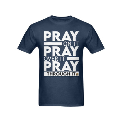 #Rossolini1# Pray On It Navy Blue T-Shirt