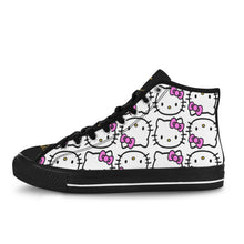 #Rossolini1# Kitty 1 Black Bottom - White - Black Tongue Women's Shoes