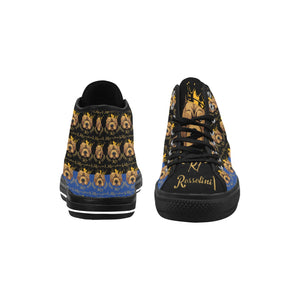 #Rossolini1# PAK Black/Blue Black Bottom 2 Vancouver H Men's Canvas Shoes (1013-1)