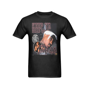 #Rossolini1# Keep Ya Head Up Black T-Shirt